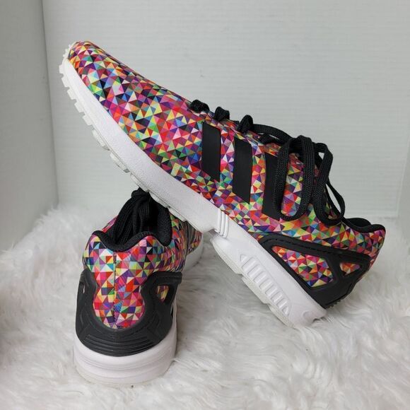 Adidas Torsion ZX Flux MultiColor Prism Men's Size 10.5 Running Sneakers M19845 - Picture 6 of 10